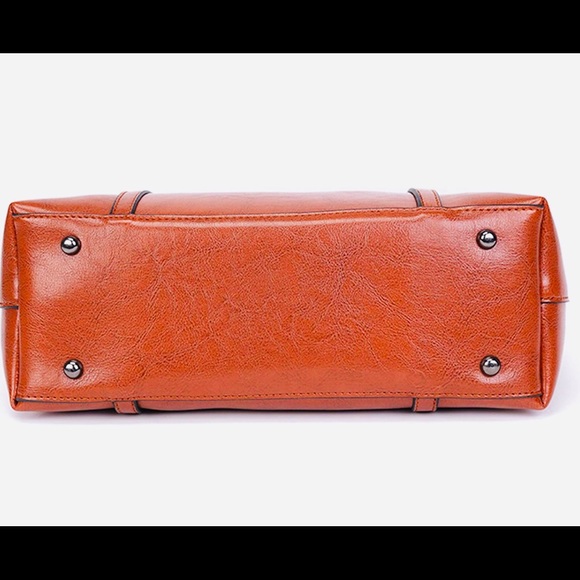 Dreubea Leather Big Capacity Tote Crossbody - Picture 3 of 5